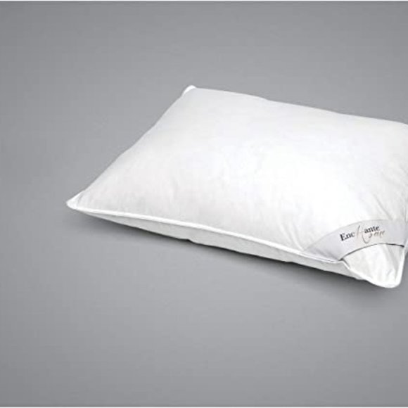 OVERSTOCK Bedding Enchante Home Luxury Goose Down Queen Pillow Firm